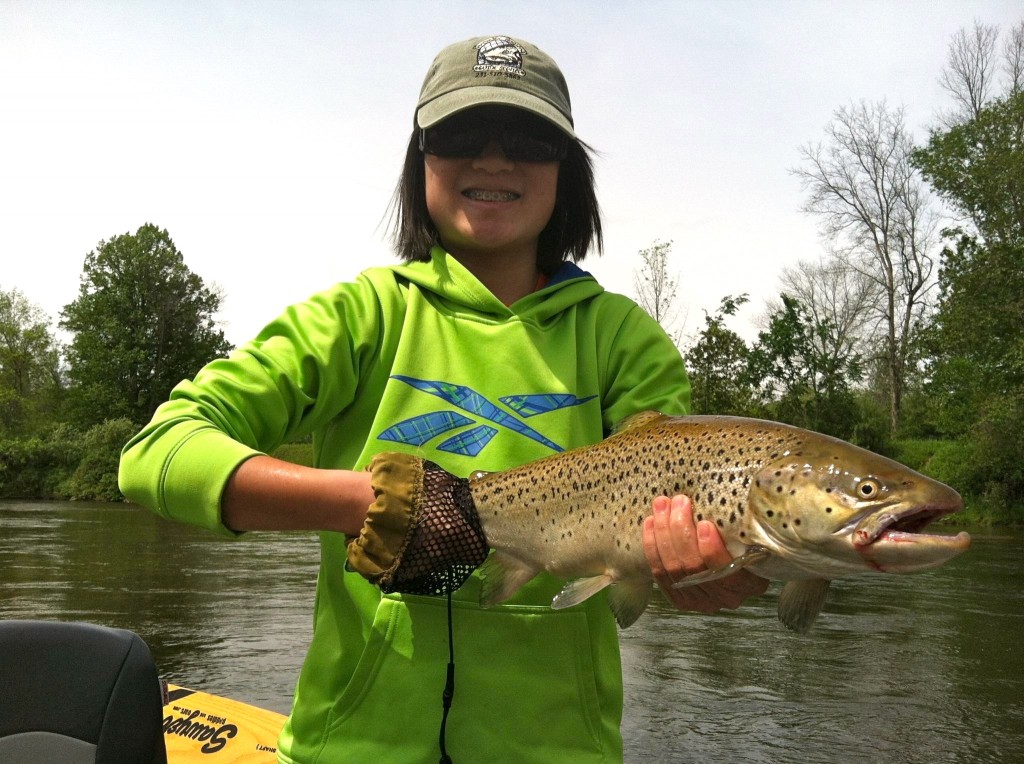 Guided Trout Fishing Trips in Manistee MI from Premier Angling Guide
